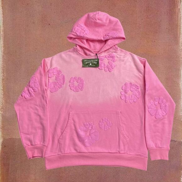 Denim Tears Pink Hoodie - Picture 1 of 5